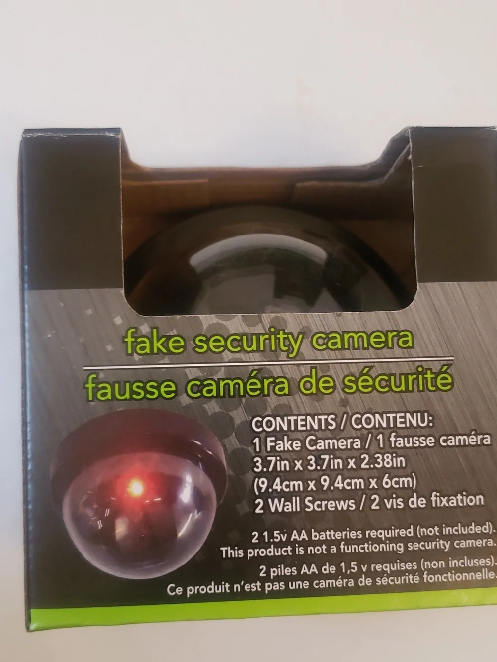 E-Circuit Fake Security Cameras x5 New Battery Lights Up